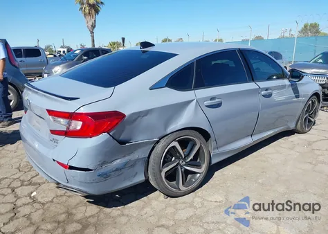 2021 Honda Accord Sport 2.0T from USA, damaged, VIN 1HGCV2F30MA009620